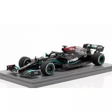 Miniatura Mercedes W12 F1 Bahrain 2021 Hamilton - 1/43 Spark