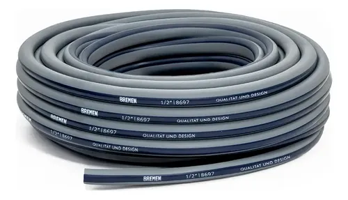 Manguera Riego Tricapa Bremen 1/2 X 20 Metros 24 Bar 8697 Gris
