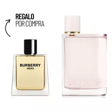 Kit Perfume Mujer Burberry Her Edp 100 Ml + Hero Edt 5 Ml