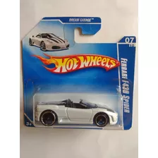 Hot Wheels Ferrari F430 Spider 2009 Dream Tarjeta Corta Fr2