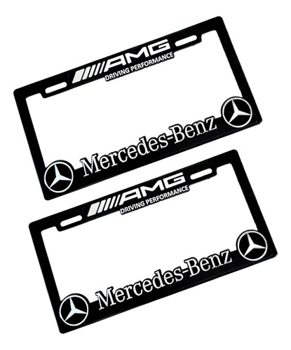 Par De Porta Placas Mercedes-benz Foto 3