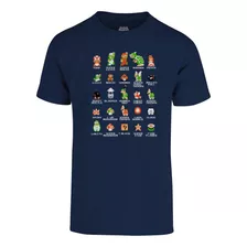 Playera De Hombre Mario Bros Personajes Original Nintendo