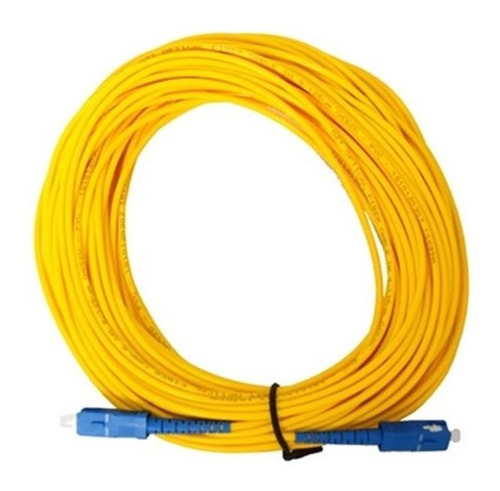 Cable De Fibra Óptica Sc Apc Simplex Para Modem 30 Metros