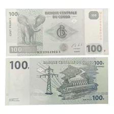 Billete De La Republica Del Congo 100 Francos (2007)