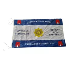 Bandera Del 2do Batallón De Patricios (1845)