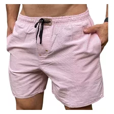 Short Praia Masculino Mauricinho Bermuda Tactel Academia Top