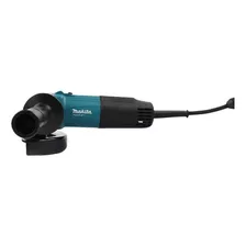 Miniamoladora Angular Makita Mt M0901 Color Turquesa 600 w 220 v + Accesorio