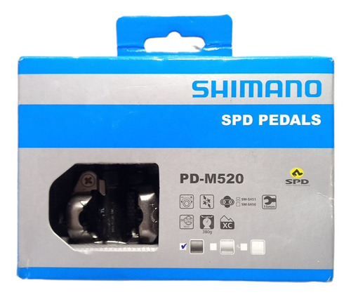 Pedales Shimano Pd-m520 Mtb Ciclismo Tienda