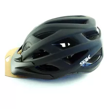 Casco Para Bicicleta Sbk S311 Con Luz Urbano / Mtb / Monop. Color Negro Mate Talle M