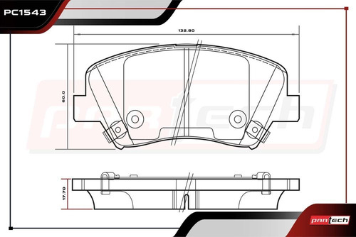 Balatas Delanteras Para Kia Forte 1.8l 2016 Foto 2