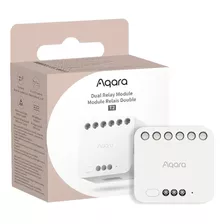 Aqara Relé Módulo Doble T2 Con Neutro Homekit Alexa Google