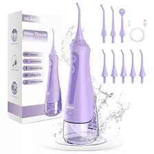 Hilo Dental De Agua Para Dientes Recargables Sin Cable-lila