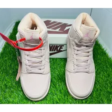 Nike Original Air Jordan Retro 1 (mid) Rosa Dv Talla 24mx