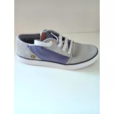 Zapatillas Volcom Niño/a 2 Usos Impecables N°36 Nobuk Y Lona