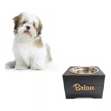 Comedouro Lhasa Apso (nome Personalizado)