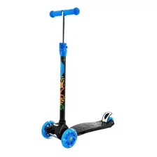 Patinete Infantil 3 Rodas Regulável Luzes Led Até 50 Kg