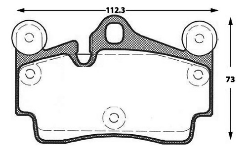 Pastilla De Freno Trasera Audi Q7  3.0 2013 Foto 3