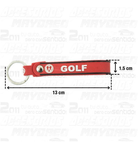 Nuevo Llavero Pulsera Silicn Vw Gti Gli Golf Jetta Polo Vento Gol  Foto 7