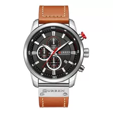 Reloj Pulsera Curren Deportivo Imperm. C/cronógrafo P/hombre