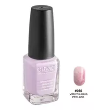 Esmaltes De Uñas Tradicional Sin Tacc Cuvage Pro Keratine Color #056 Violeta Aqua Perlado