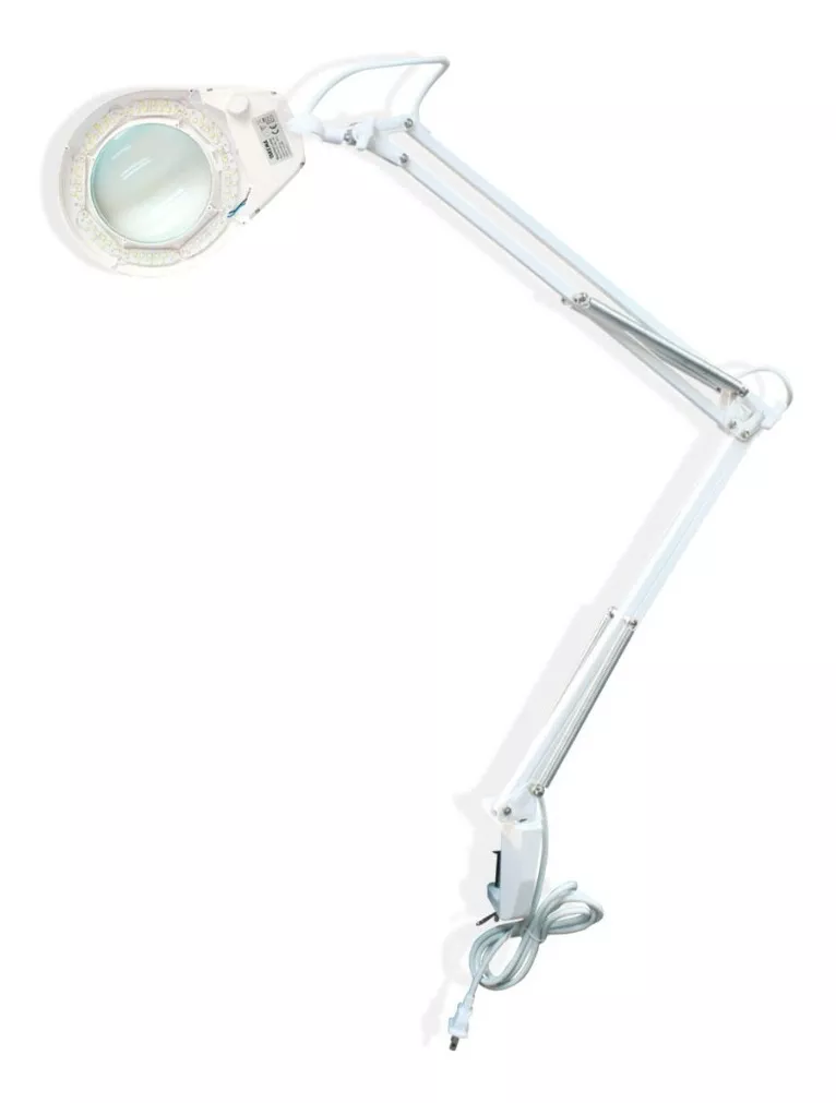 Lámpara Articulada Con Lupa Y Luz Led Zd-129a/led - Takema