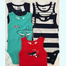 Bodys Sin Mangas Carter's (pack 5) Talla 0-3 Meses