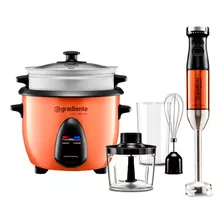 Kit Cozinha Gradiente Mixer Power E Panela Risoteira