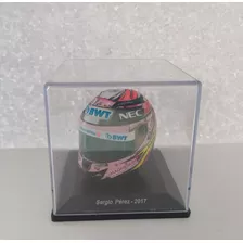 Casco Coleccion Grandes Premios Formula 1 Sergio Perez 2017