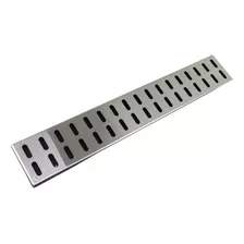 Grelha Pluvial Linear Tamanho 60x10,5cm Aço Inox 304