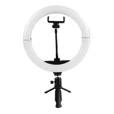 Anel Luz Led Ring Light Inclinável Foto Vídeo C/ Mini Tripé 