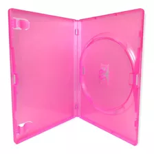 Estojo Box Dvd Amaray Rosa Cx Com 100 Unidades