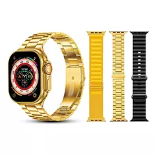 Smartwatch G9 Ultra Pro Gold Reloj Inteligente Bluetooth 