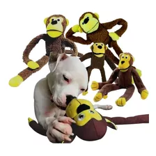 Brinquedo Pelúcia Macaco C/apito Para Cachorro Cães Pet