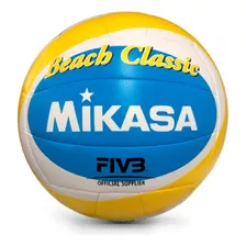 Bola Vôlei De Praia Mikasa Bv543-ysb Cor Branco/amarelo/azul