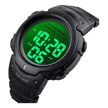 Relógio 47mm Chrono Alarme Data Horas Digital Sport 10bar