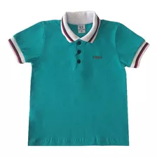 Camisa Infantil Menino Gola Polo Original - Tam 1 Á 10 Anos