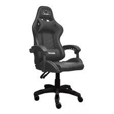 Silla Para Mujer Dama Escritorio Gamer Ergonomica + Cojin Color Negro Material Del Tapizado Piel Sintética