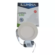 Lámpara Panel Led 6w Circular Spot Techo Empotrar Ultraplana