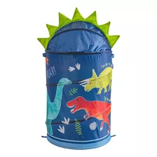 Cesto Rex Dinosaurios Para Niño Vianney Color Azul