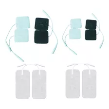 Kit Eletrodos Adesivo Massagem Tens Fes 4 Unid De Cada