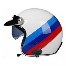 Casco De Moto Bluetooth, 9 Series Retro