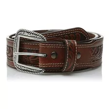 Ariat Cinturon De Roble Recto Para Hombre