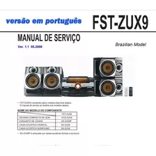 Manual Serviço Completo Sony Hcd-zux9 Fst C Esquema Elétrico