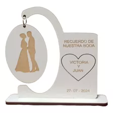 50 Recuerdos De Boda Casamiento , Novios Colgante Frases 