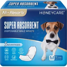 Pañales Desechables Para Perros Super Absorbentes Mascotas M