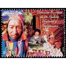 Perú 2001 - Traje Típico - Sello Mint