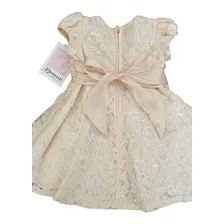 Vestido Bebe Infantil Festa Renda Importado 12 Meses