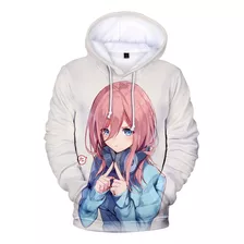 Sudadera Con Capucha Estampada En 3d Nakano Miku Por Excelen