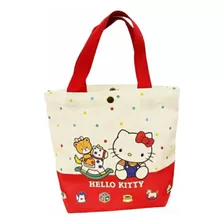  Bolsa Canvas Hello Kitty Sanrio