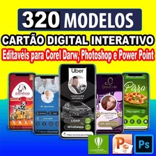 Pacote De Artes Para Cartão De Visita Digital Interativo